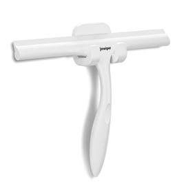 Duschabzieher, 10 Zoll Abzieher Dusche Edelstahl Fensterabzieher für Glastür Dusche Silikon Abzieher Dusche Badezimmer Fenster Fensterabzieher