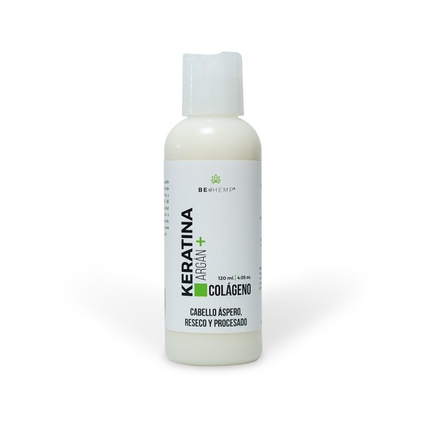 Crema Para Peinar con Keratina, Argán Y Colágeno 120g Beohemp