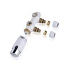 S SIENOC H-valve connection set, centre connection/radiator valves, thermostat for