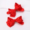 Zolyco Large Big 5.5 Inch Hair Bow Clips Thick Ribbon