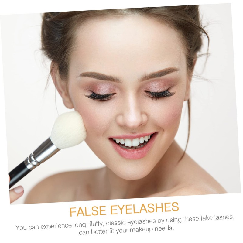 WOONEKY 7d Curling False Eyelashes Pack 10 Pairs Natural False