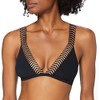 Sloggi Women's Mili Atoll Triangle Bikini Top, black