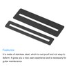 PATIKIL Guitar Fingerboard Guard Stainless Steel Fretboard Protector Black for