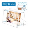 AITEE 4x6 Acrylic Picture Frames 3 Pack, Clear Picture Frames