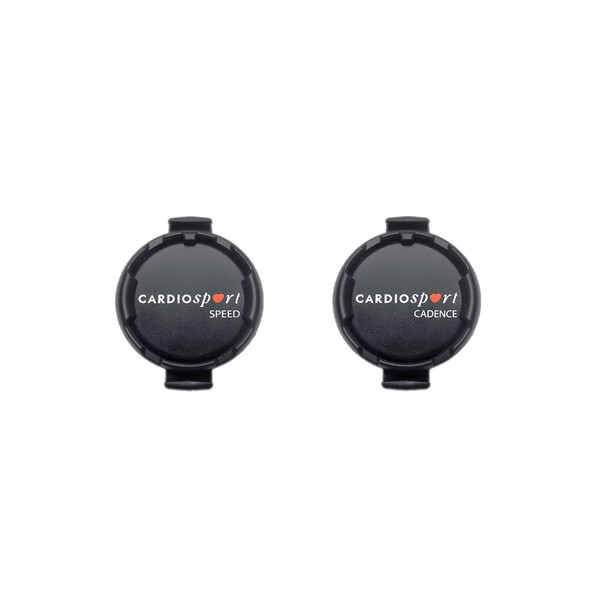 Cardiosport SOLO Bluetooth ANT+ Bike Speed and Cadence RPM Sensors for, Garmin, Wahoo, Sigma, Zwift, iOS/Android