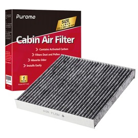Puroma Cabin Air Filter with Activated Carbon, Replacement for CP134, CF10134, Honda & Acura, Civic, CR-V, Odyssey, CSX, ILX, MDX, RDX, AT134 (1 pc)