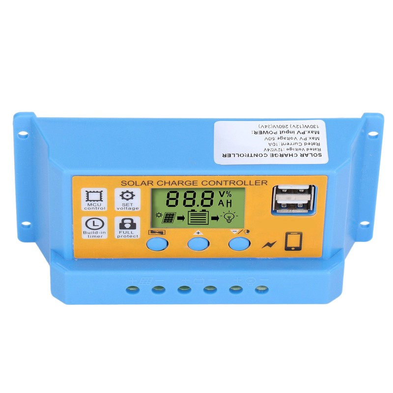 Solar Controller Digital Display Solar Panel Charge Controller Battery Intelligent