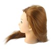 Domary Mannequin Head Hairstyling Training Head with Hair Large Volume
