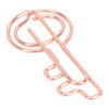 100Pcs Paper Clip Metal Rose Gold Color Urheen Design Paperclip
