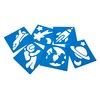 Washable Plastic Stencils | Space Themed | Pack of 6
