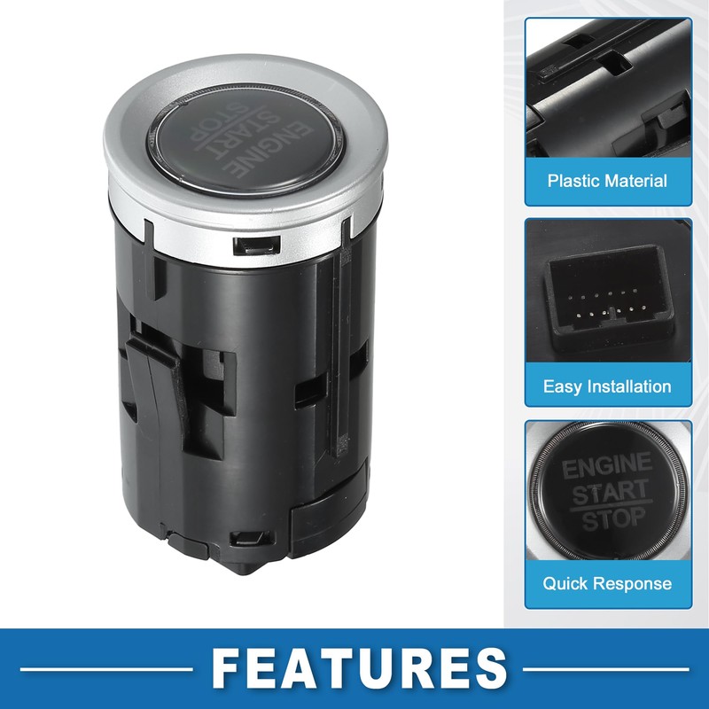 A ABSOPRO Push Button Starter Switch Engine Start Stop Switch