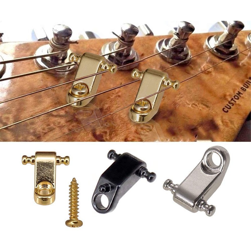 Amavoler Electric Guitar String Retainers Tree Standard Roller String Guides