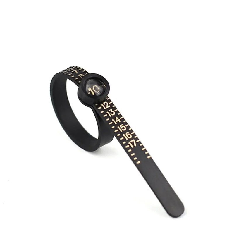 Ring Sizer with Magnifier for Finger Measuring – US/UK/EU/HK Size