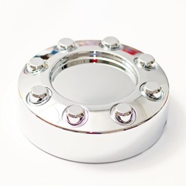 New Chrome Wheel Center Cap for 2005-2018 F250 F350 SRW Pickup Truck, Single Rear Wheel, Front or Rear 2WD, Rear 4x4,Replace 5C341A096KD, 7C341A096ZA, 5C341A096KE, 5C341A096ZE, 5C341A096ZD