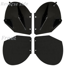 FINALAWOLF Snow Plow Pro-Wing Blade Extenders Extensions,Snow Plow Pro Blade Expander, Heavy Duty Snow Plow Expander, Fit for PW22 Compatible with Meyer West Boss Snow Plow Blade Expander(Black)