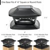 Davinci Lighting Flexfit Solar Outdoor Post Cap Lights - Includes