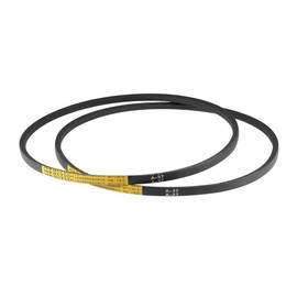 sourcing map A37 Drive V-Belts 37" Pitch Length 13mm Width 8mm Thick JIS Standard A-Section Rubber Drive Transmission Belt 2pcs