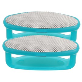 Mikinona 2Pcs Stainless Steel Pedicure Foot Files Calluses Remover Dead Skin Remover Durable Foot File for Smooth Feet for Home Pedicure Care