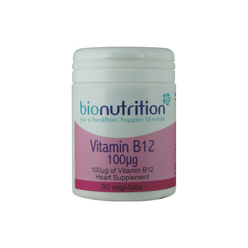 Bio Nutrition Vitamin B12 100µg : Healthy heart vitamin :