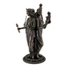 Veronese Design Large Bronze Finish Greek Goddess Hecate Triple Goddess