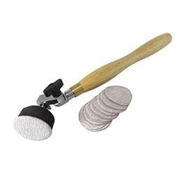 Taytools 204052 2 Inch Bowl and Spindle Sander with Hook & Loop Pad and 10 Assorted Discs