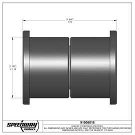 Polyurethane Rod End Bushing Kit for Custom Builds, Fits 5/8 Inch Bolt, 3/4 Inch Thread 4-Bar Ends, Includes 8 Bushings and Sleeves, Durable Steel Sleeve, Ideal for 4-Bar Ends and Rod Ends