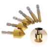 Countersunk Drill Bit Countersink Chamfering Cutter Puncture Counterbore Deburring Set