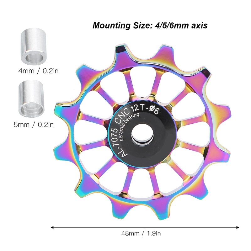 01 02 015 Bicycle Rear Derailleur Guide Wheel, Ceramic Bearing