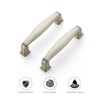 Ravinte 30 Pack Solid 3 Inch Cabinet Handles - Brushed