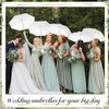 Cosblank 12 Pcs Wedding Umbrellas Bulk, 41 Inch Wedding Stick