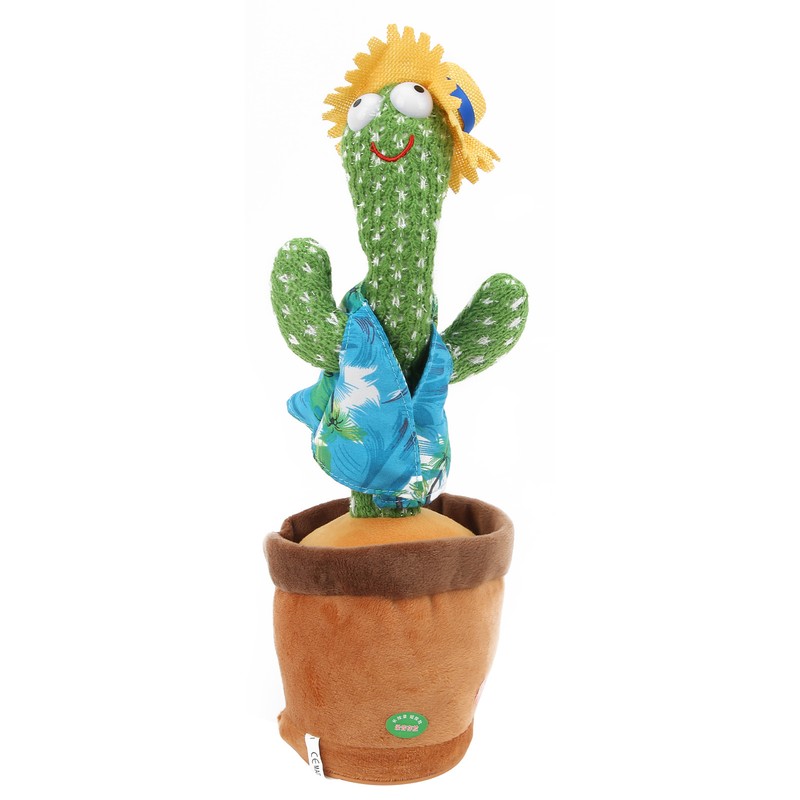 Cactus Plush Toy Multifunction Electronic Cacti Plaything Singing and Dancing