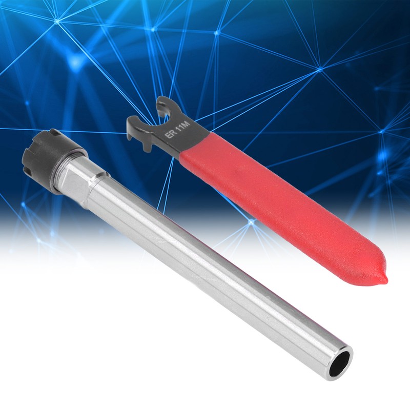 Collet Chuck Holder Straight Long CNC Milling Extension Rod 1‑7mm