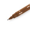 Uni Pin Fineliner Drawing Pen - Sepia Ink - Brush