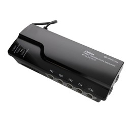 4 Way 4G Ready VHF UHF TV Aerial Distribution Powered Amplifier & DC By-Pass [4 way]