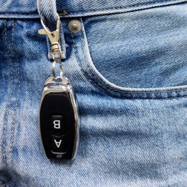 QIACHIP 12V Remote Relay,433 mhz Universal Wireless RF 12V Remote Control Switch 1CH,Momentary Switch Module Receiver and 2 Transmitter For Light,Garage Opener Remote