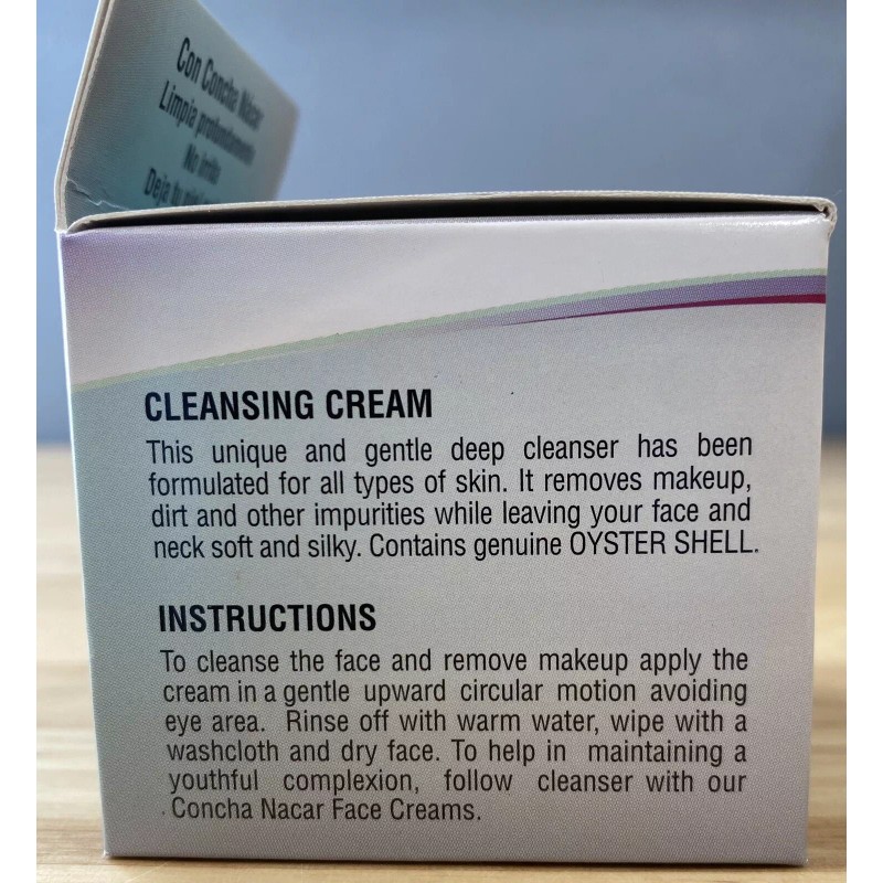 ConchaNacar De Perlop Cleansing Cream Face Skin Deep Cleaner/Moistu