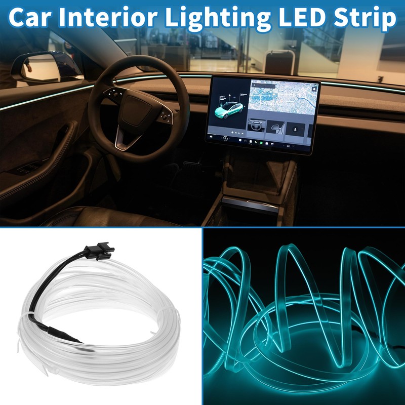 A ABSOPRO 3 Meter EL Wire Cable LED Glow String