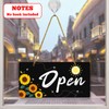 Open Closed Door Sign Business Hour Sign Plastic Hanging Sign