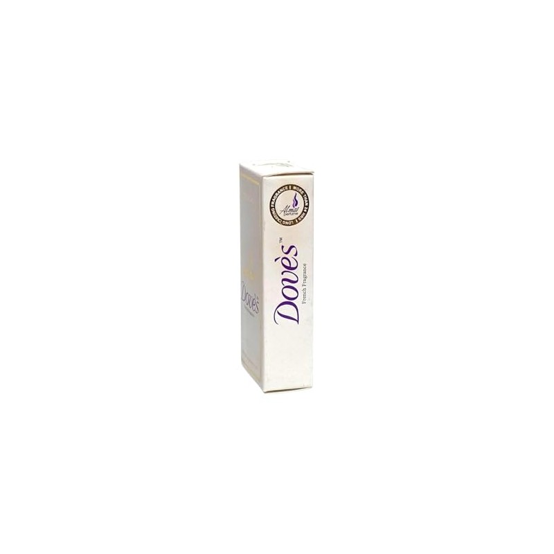 Almas Doves Original French Fragrance Roll-On Perfume, Alcohol-Free, 6ml (1)