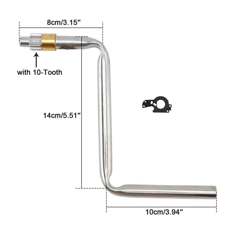 Frezon Truck Camper Crank Handle for Slide-in Truck Campers with