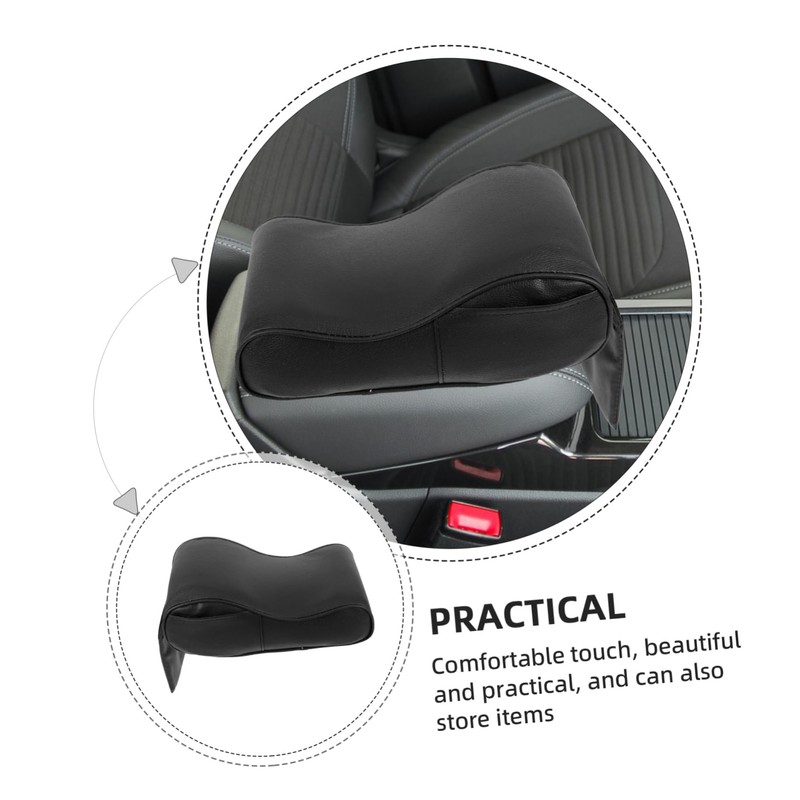 FUNOMOCYA Enhanced Comfort Car Armrest Pad Memory Foam Box Mat