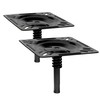Boat Seat Pin Mount with Shock-Absorbing Spring, 3/4" Swivel Pedestal