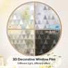 rabbitgoo Window Privacy Film, 3D Stained Glass Window Film, Rainbow