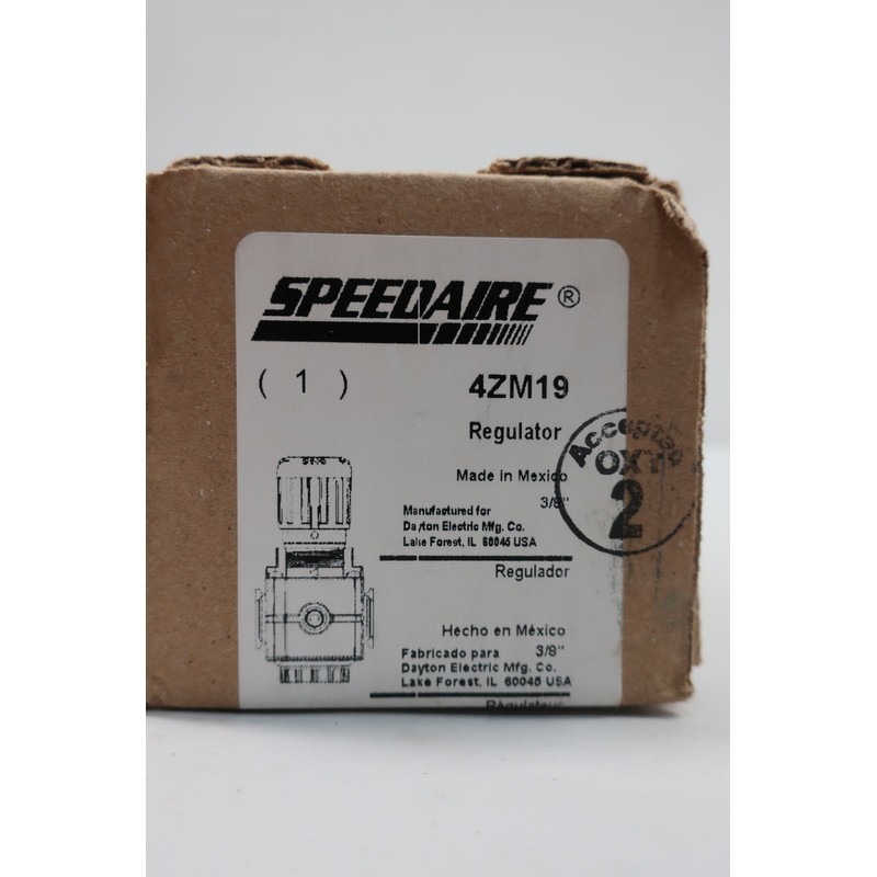 SPEEDAIRE 4ZM19 Pneumatic Regulator 3/8IN NPT 300PSI D626386
