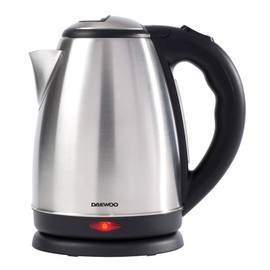 Daewoo SDA1516GE 1.8L Kettle, 18/8 Stainless Steel, Brushed Steel
