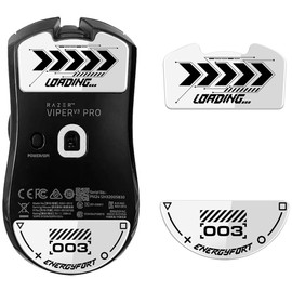 BRIMFORD Mouse Sole for Razer Viper V3 Pro Glass Mouse Feet Compatible with Gaming Mouse Viper V3 Pro Glass Mouse Feet for Viper V3 Pro Mouse Feet Razor Viper V3 Pro Sole Heavy Duty Low Friction