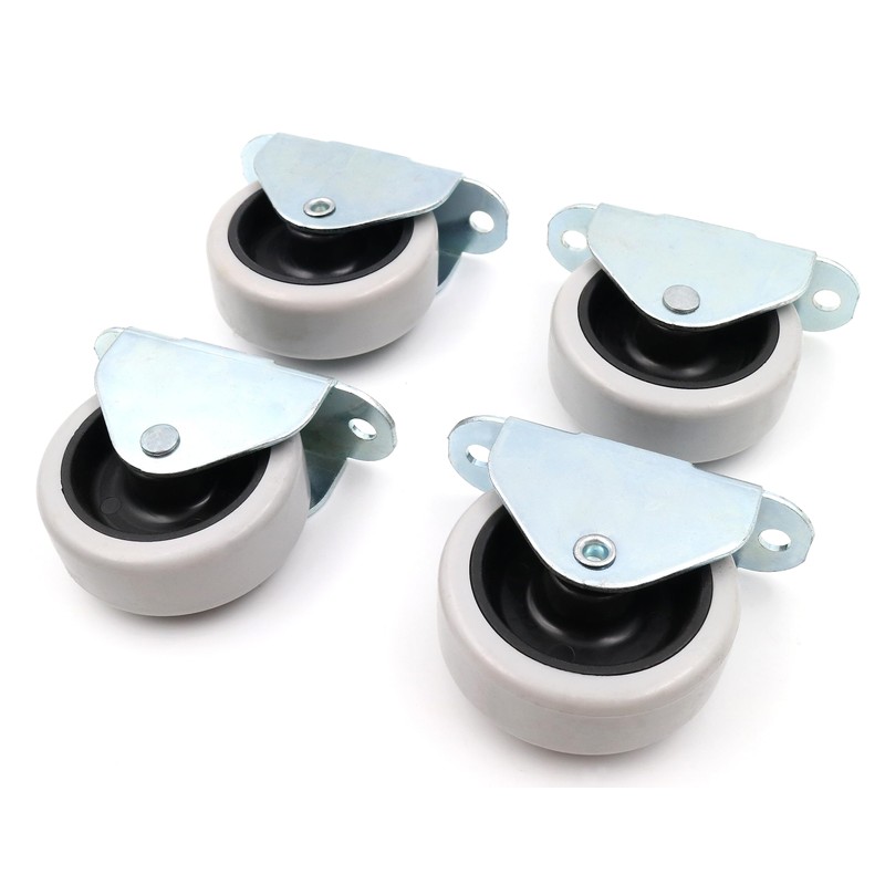 Design61 4 x Box Trestle Castors Bed Box Castors Furniture