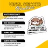 3 Pcs I Like Otters and Maybe 3 People Sticker