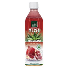 Tropical Tropical Aloe Vera Drink Pomegranate, erfrischendes Getr?nk mit echter Aloe Vera, mit Pfand DPG, 1 x 500 ml