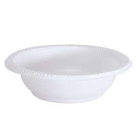 Party Dimensions Premium Heavy Weight Dessert Perfect White Excellent Small Plastic Disposable For Party Supplies & Catering Supplies, 100 Pcs, 5 oz. Bowl